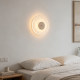 Natural Yellow Cave Stone Simple Wall Lamp, Medieval Retro Song Dynasty Aesthetic Designer Bedroom Entrance Staircase Living Room Wall Lamp