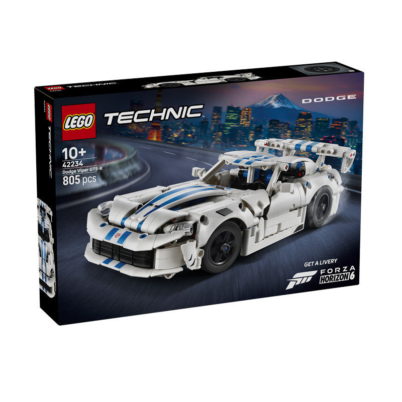 Lego/Lego Technic 42234 Dodge Viper Gts-R Sports Car Racing Car Building Block Toy for Boys