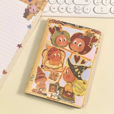 Best-selling cartoon creative leather color picture book, student notebook, thickened color inner pages, cartoon hand-held notebook, diary