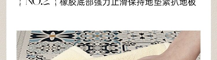 Кухонные напольные коврики 美式复古厨房地垫硅藻泥l形整块吸水垫防滑可擦免洗专用地毯耐脏 No brand
