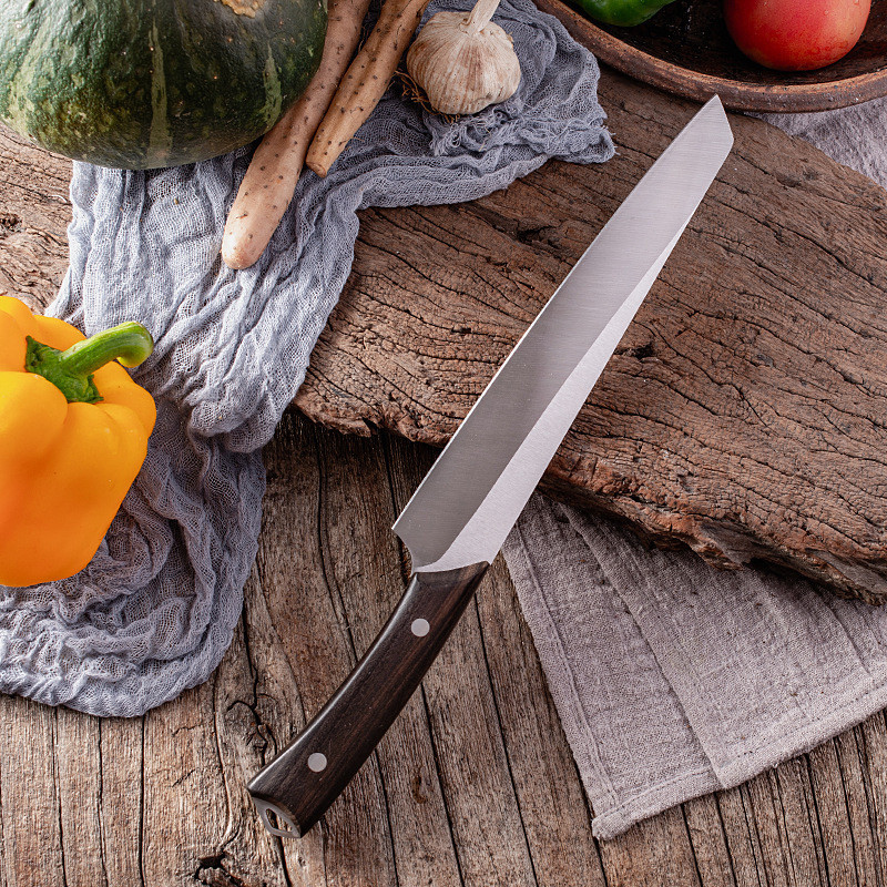 German Hechuang Fruit Knife, Summer Melon and Fruit Knife, Long Model for Cutting Cantaloupe, Fruit Shop Special Knife, Stainless Steel Sharp Cutting Tool