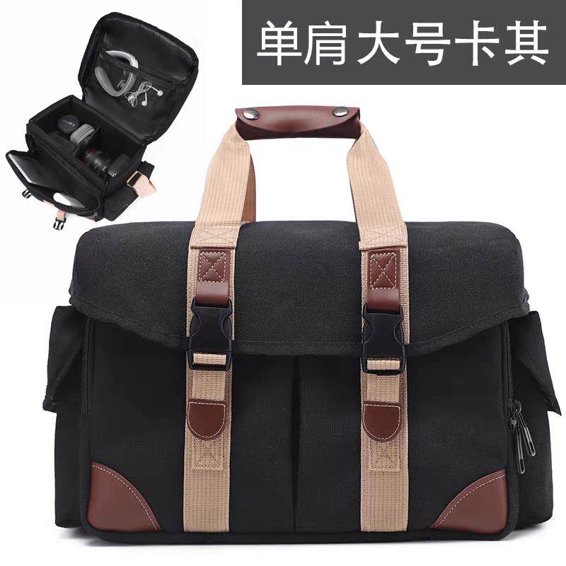 Suitable for Canon and Nikon Camera Bags, Slr 6D200D800D5D850D Single-Shoulder Photography Bag