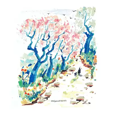 Potato fish) Oil painting stick Mia washable boxed 24 colors 36 colors children's graffiti brush oil painting stick Colorful stick