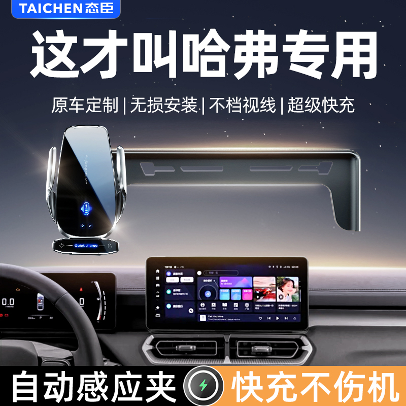 Haval H6H5/H9/M6 Raptor/Xiaolong/Second Generation Big Dog Dedicated Screen Wireless Charging Mobile Phone Car Mount