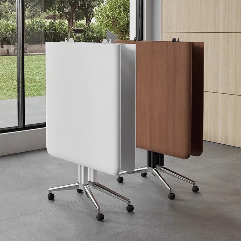 German Blister-Packed Folding Conference Table, Movable Modular Office Desk, Training Table and Chairs, Extendable Extra-Large Desk, Negotiation Table