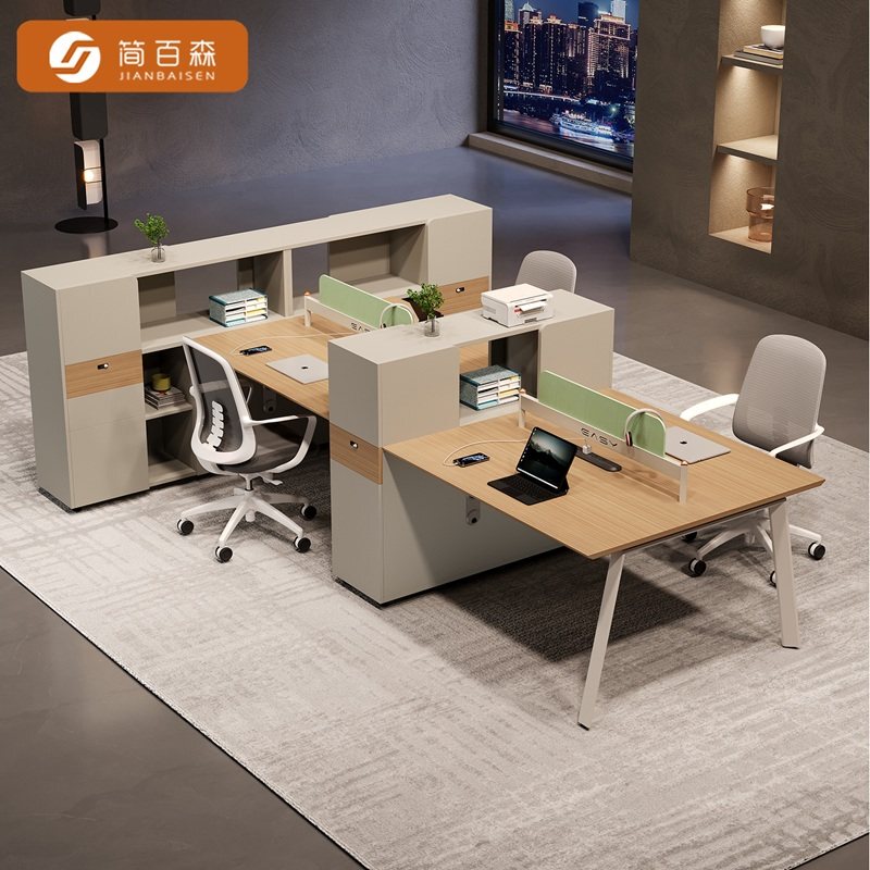 Workstation Desk and Chair Set, Simple Modern Financial Office Furniture, Staff Desk Partition Panel Workstation Desk and Chair Set, Simple Modern Financial Office Furniture, Staff Desk Partition Panel