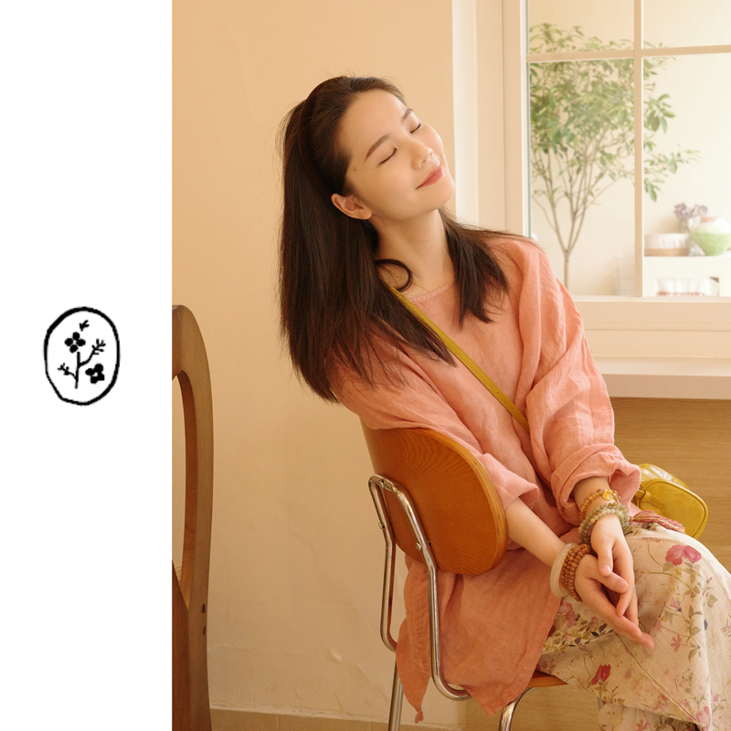 [Youzai Linen Shirt] Yuqing · Ecological Linen Series—100% Linen Solid Color Relaxed and Lazy Shirt