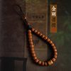 Diamond Bodhi Seed Phone Chain Short Wrist Strap Pendant Original Handicraft Phone Lanyard Ornament Unisex Accessories Durable Hanging Chain Bag Camera Pendant Anti-Loss Creative Hanging Ornament