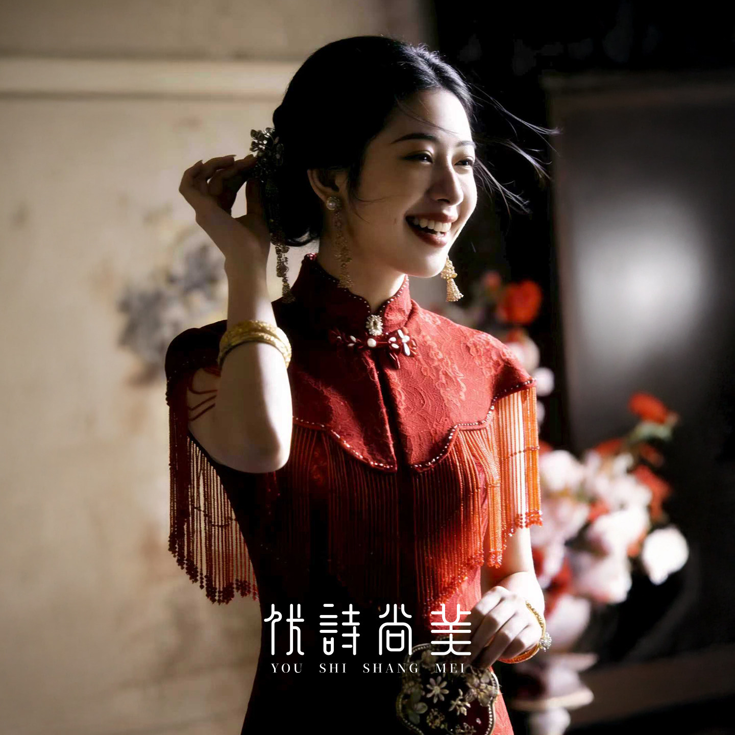 Youshi Shangmei [Zhuluo] Новое платье ципао для помолвки в китайском стиле, юбка из атмосферы кабинета, свадебное платье для тостов невесты, женское