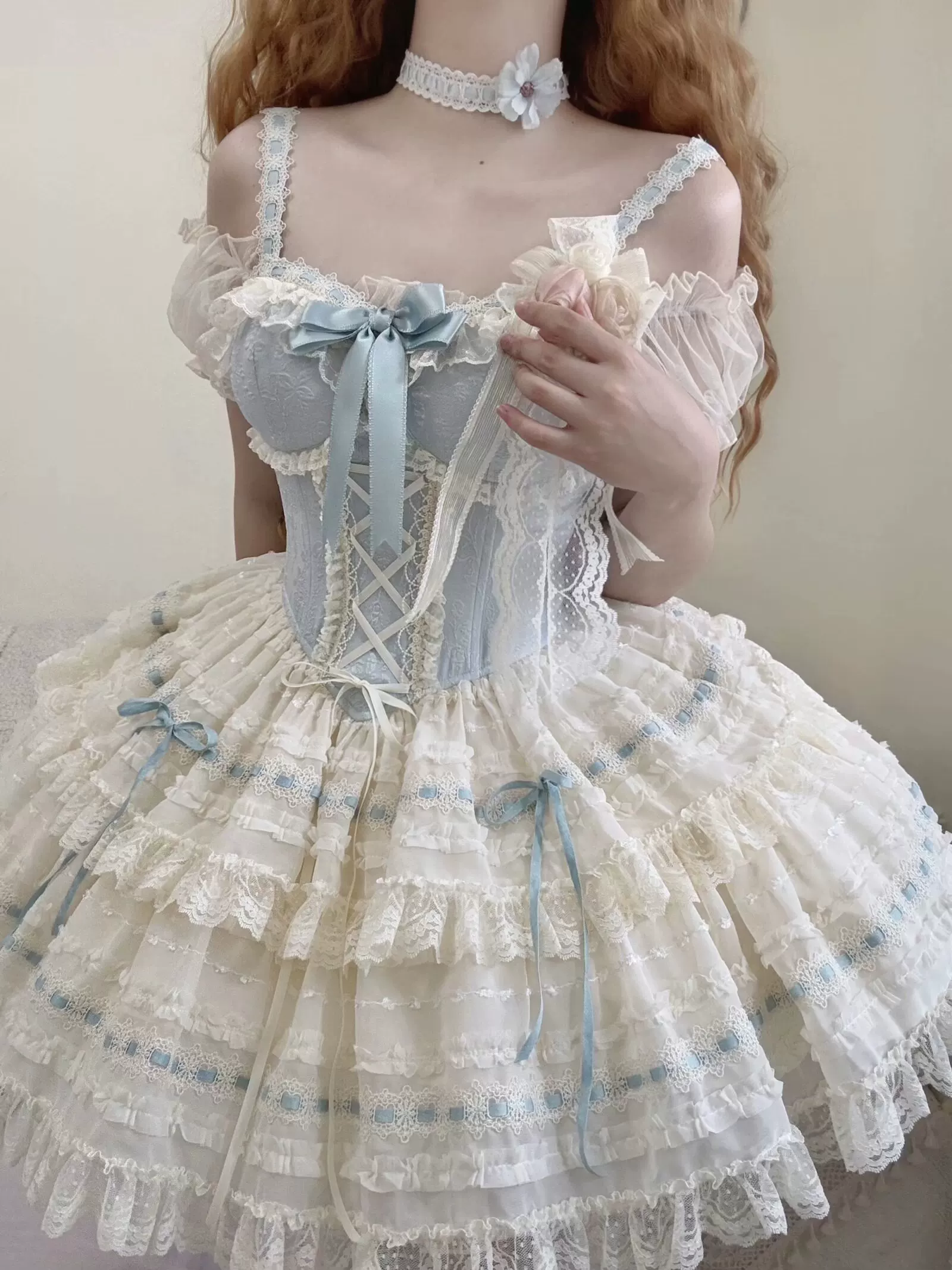 Депозит) оригинальный дизайн Ichizhilamb Chunwuyu JSK трёхцветный балетный стиль Lolita