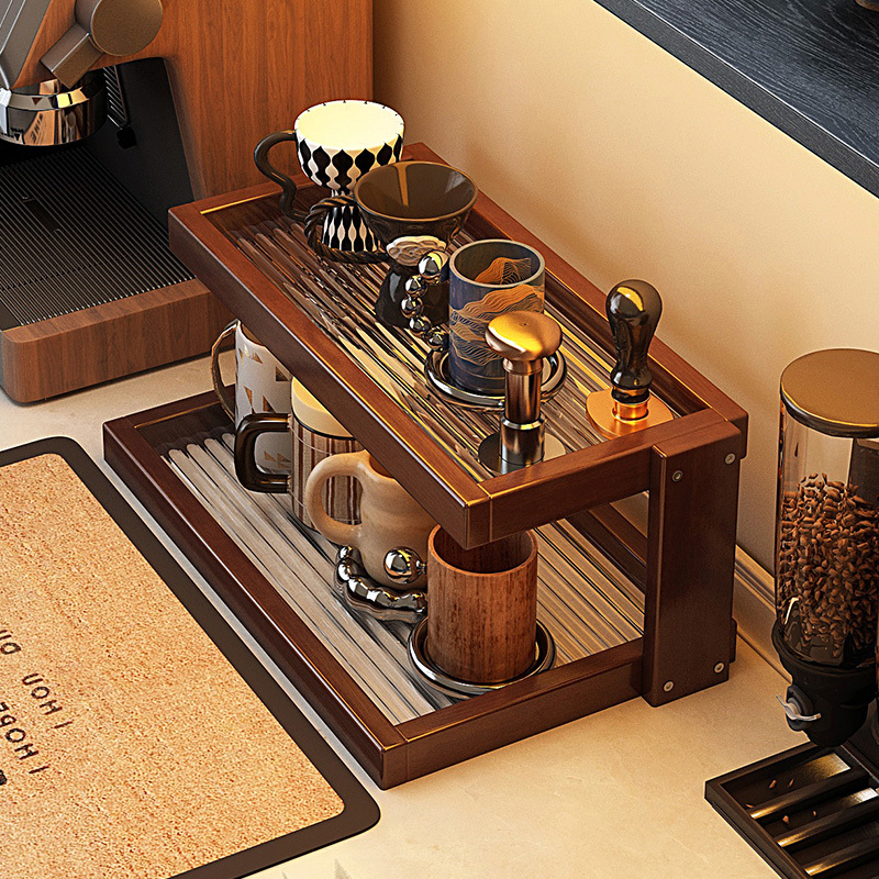 Teacup Storage Rack Desktop Water Cup Kettle Small Corner Storage Shelf Home Dining Table Kitchen Layered Sideboard Teacup Storage Rack Desktop Water Cup Kettle Small Corner Storage Shelf Home Dining Table Kitchen Layered Sideboard