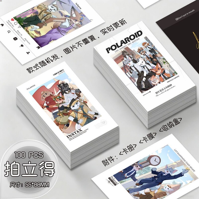 Detective Mike Fox Polaroid Photo Card Self-Printed Storage Album with High Aesthetic Value, Collectible, Instagram-Style Signature Photo, Affordable Detective Mike Fox Polaroid Photo Card Self-Printed Storage Album with High Aesthetic Value, Collectible, Instagram-Style Signature Photo, Affordable