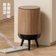 Nordic creative large trash bin with lid
