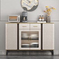 Ultra-thin slate sideboard narrow wine cabinet integrated wall-mounted Italian style floor-standing light luxury modern simple ins small apartment