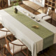 Chinese Zen tablecloth high-quality desk tea tablecloth waterproof oil-proof non-washing and anti-scalding rectangular dining tablecloth hanging cloth