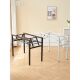Simple folding table leg frame, desk frame, table leg desk frame, single and double layer spring frame, folding frame bracket, conference bed sheet pull cart