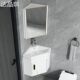 Triangular Bathroom Cabinet Set, Corner Washbasin for Small Bathrooms, Balcony Washbasin, Wall-Mounted Washbasin, Fitted Sheet, Rolling Cart