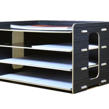 Bill organizing box book archives office layered desktop file rack document a3 printing paper drawing storage rack box