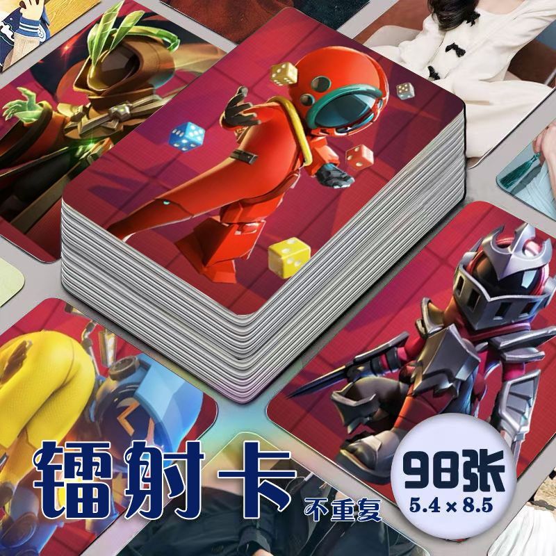 Space Kill Game Id Card Exquisite Merchandise High-Definition Laser Small Card Lomo Card Greeting Card 3inch Non-Repeating