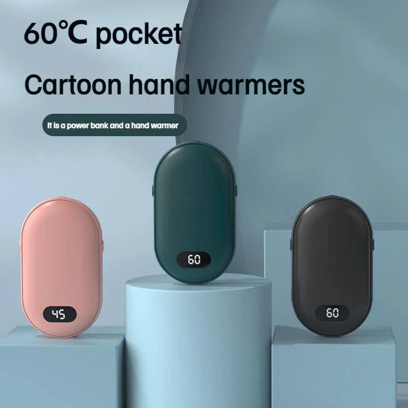 USB hand warmer with digital display