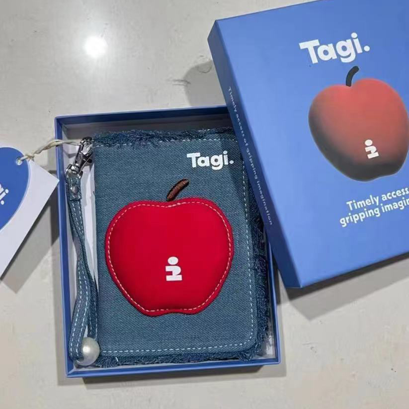 タギアップルパスポートホルダー海外旅行パスポート保護カバー平安安タピスターデニムカードホルダー