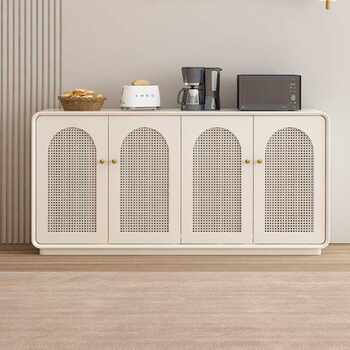 Rattan household door shoe cabinet entrance entrance cabinet modern simple new cream style storage cabinet storage cabinet