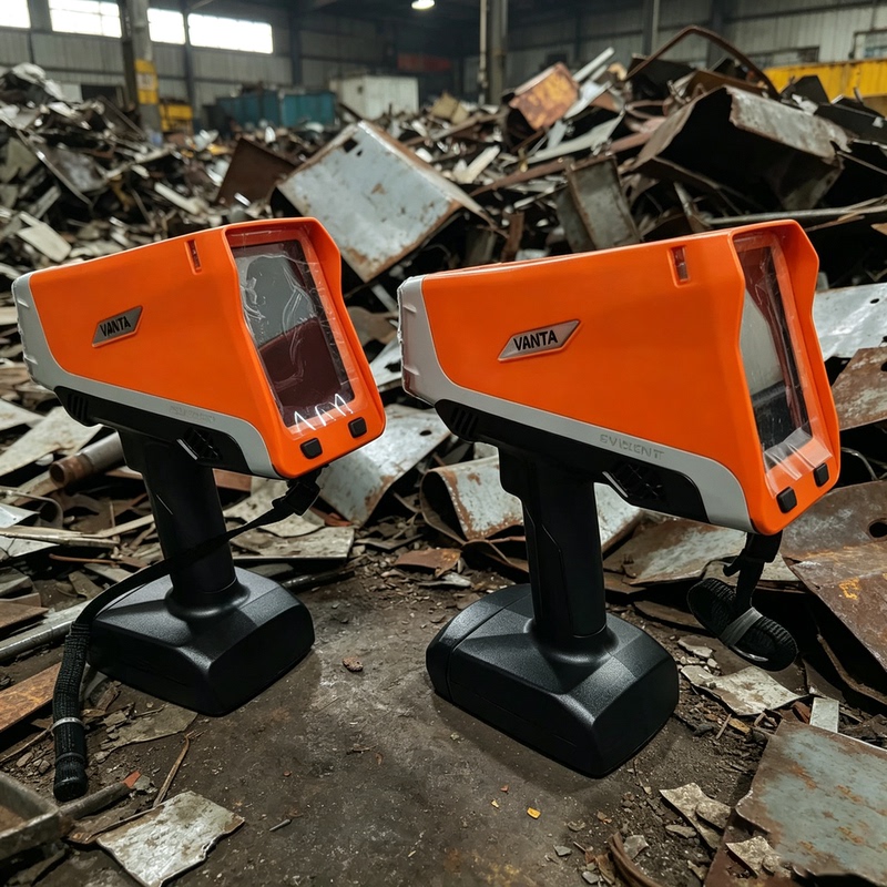 Olympus V2El Handheld Spectrometer Stainless Steel Scrap Screw Parts Detector Scrap Metal Recycling