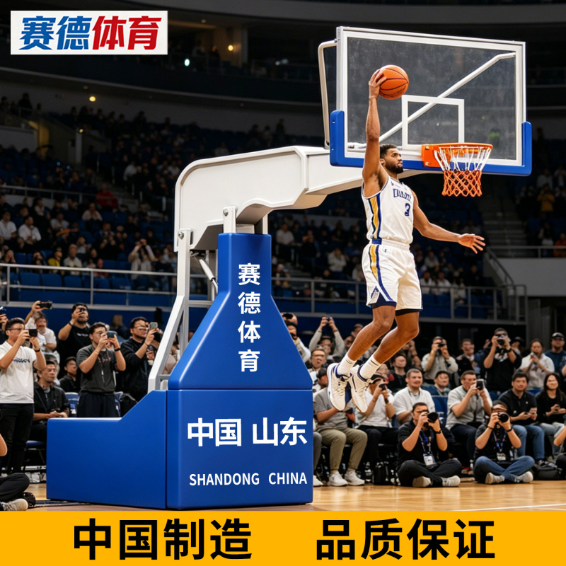Mobile Outdoor and Indoor Adult Standard Competition Basketball Stand with Electric and Manual Hydraulic Lift Nba Mobile Outdoor and Indoor Adult Standard Competition Basketball Stand with Electric and Manual Hydraulic Lift Nba