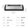 Deli Vacuum Packaging Machine Sealer 14886S Household Food Packaging Machine Commercial Cooked Food Packaging Dry and Wet Dual-Use Vacuum Machine High Suction Sealing Refrigeration Preservation Single Sealing