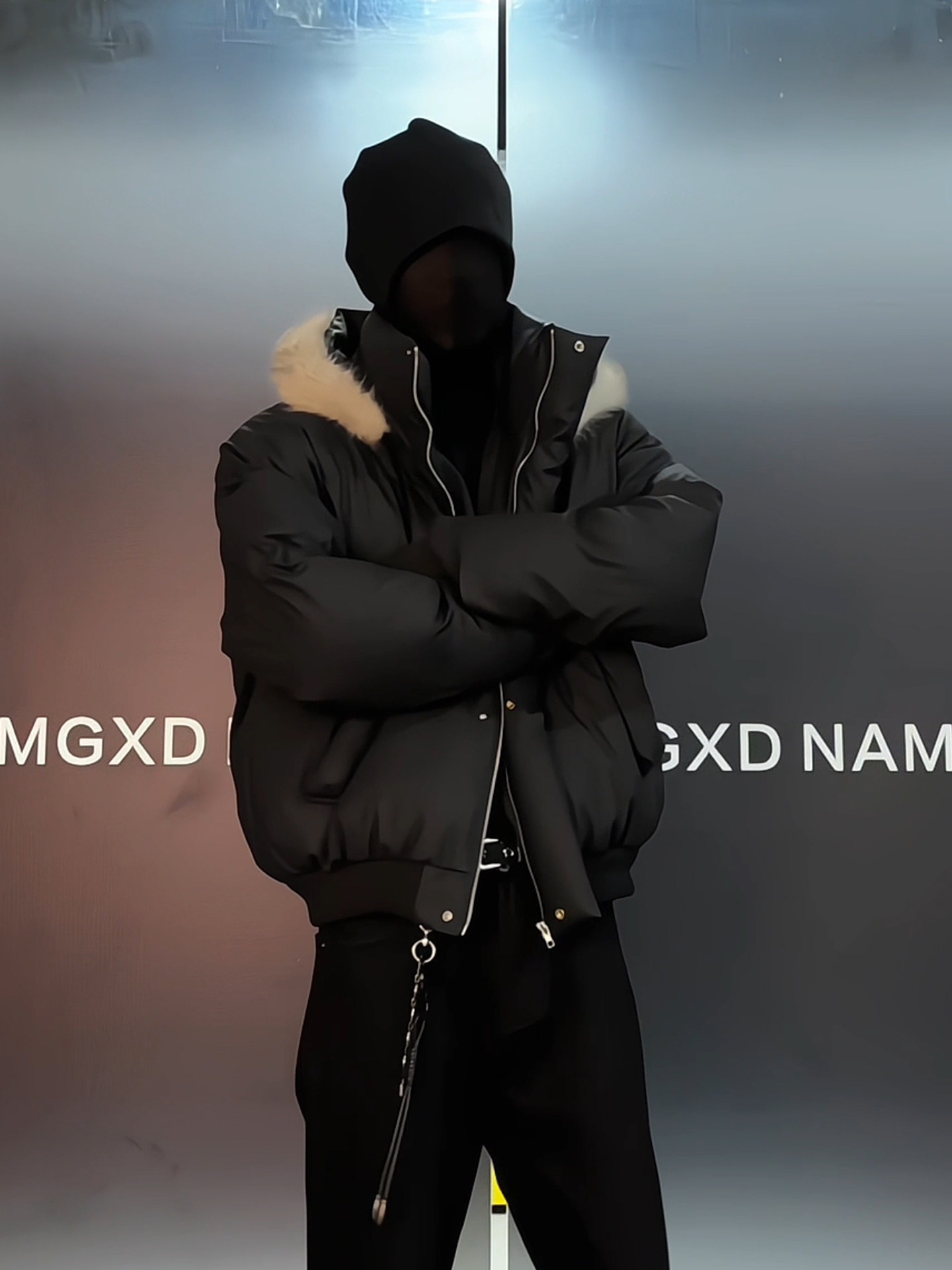 American High Street Style Pu Leather down Cotton Jacket for Men, Winter Detachable Hooded Fur Collar Thickened Short Puffer Jacket