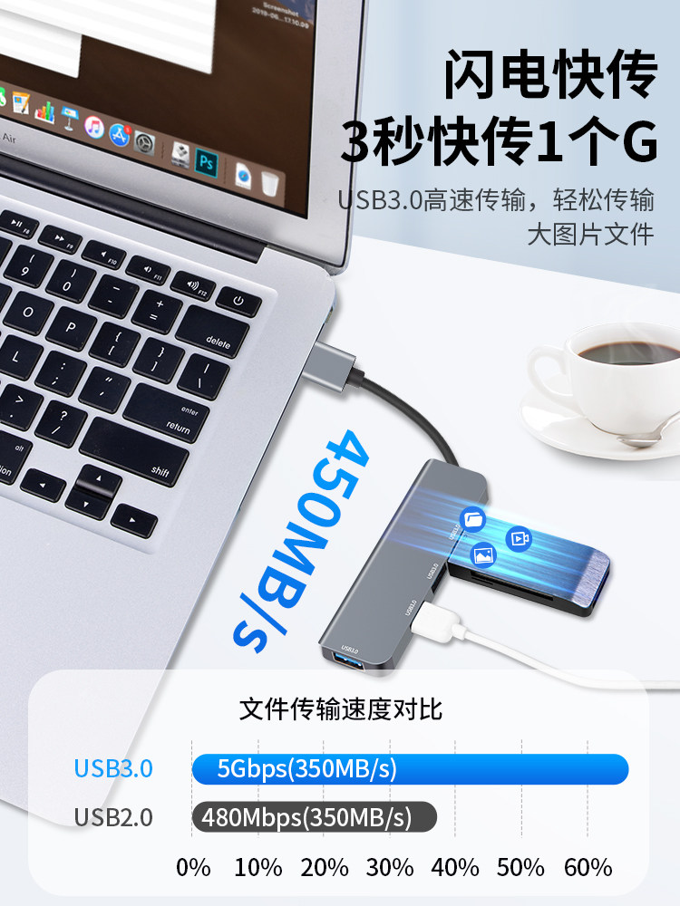 Type-C Docking Station Is Suitable for Huawei Matebook 14/16S/E Go Docking Station 13 Laptop USB Expander Multi-Interface Converter Matepad Pro Tablet External Hard Drive