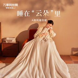 Mercury Home Textiles Silk Quilt 100 Silk All Year Round Double Quilt Antibacterial Heattech Spring and Summer Quilt-Yunduo
