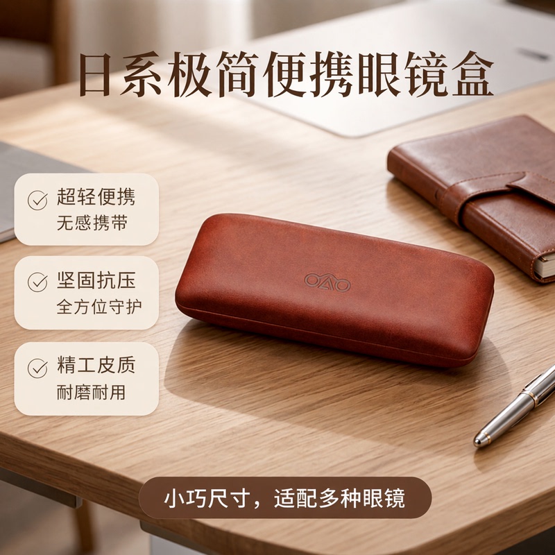 Casual Japanese Style Ultra-Light Portable Anti-Pressure Glasses Case for Men and Women, Compact Myopia and Presbyopia Anti-Pressure and Pressure-Resistant Glasses Case Casual Japanese Style Ultra-Light Portable Anti-Pressure Glasses Case for Men and Women, Compact Myopia and Presbyopia Anti-Pressure and Pressure-Resistant Glasses Case