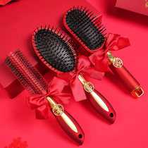 Mirror comb set mirror comb wedding pair red bride dowry wedding supplies