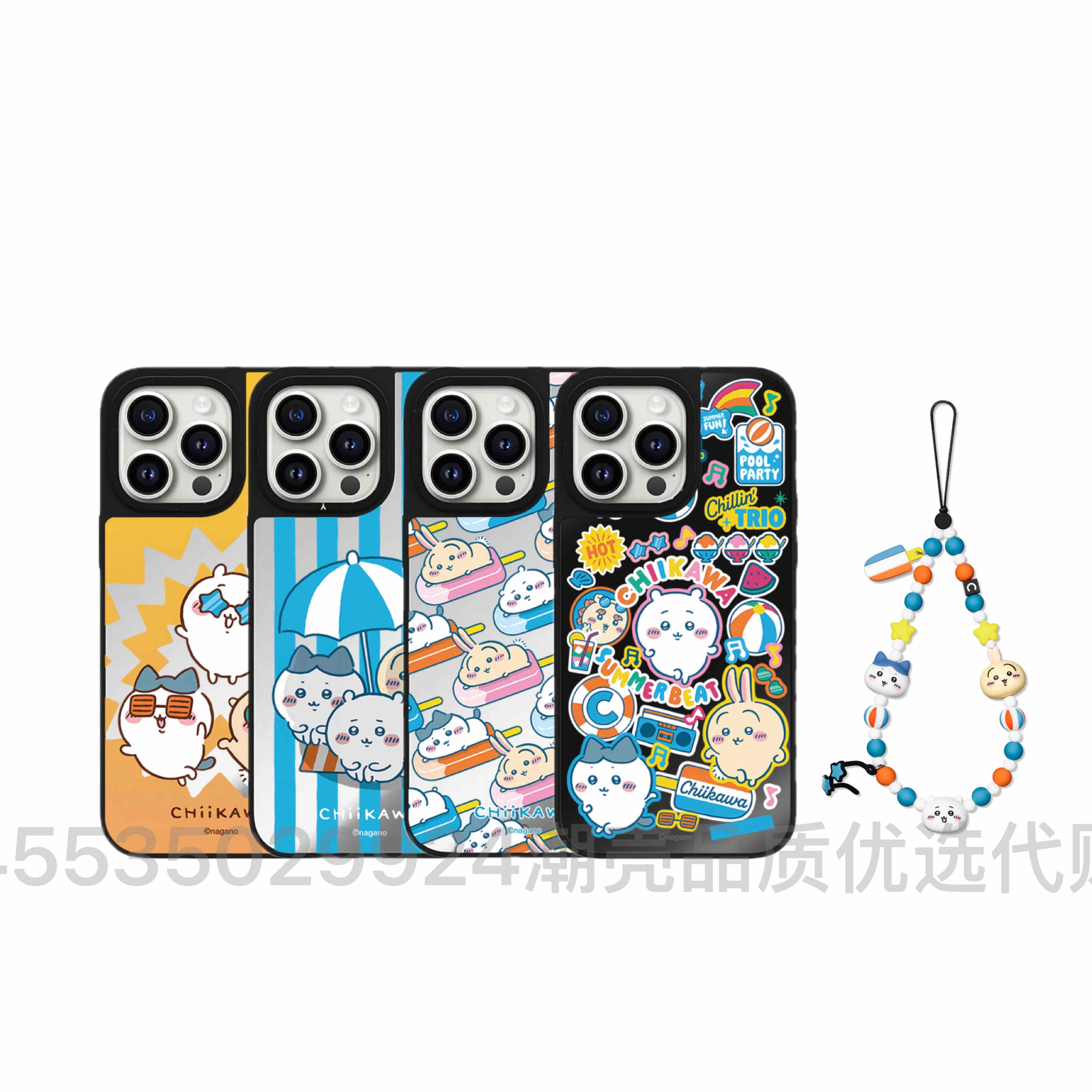 CASE联名新款吉伊卡哇派对iPhone17Promax智得以以机壳适用MagSafe磁吸苹果15Pro个性镜面镜头支架16pro防摔保护套