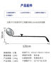 Under-Car Inspection Mirror V3 for Factory Inspection, Telescopic Container Detection Reflector, Multi-Purpose Chassis Inspection Mirror with Light