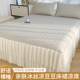 Summer ice silk bean doodle mat bed skirt three-piece set single machine washable summer cool pad air conditioning mat bed sheet pad