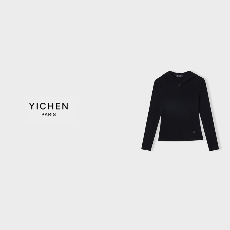 Yc Pure Black Half-Zip Minimalist Base Shirt-3725 Yc Pure Black Half-Zip Minimalist Base Shirt-3725