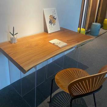 Beech board table countertop acrylic dining table desk bay window bar stairs step board solid wood desktop panel