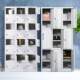 Steel leather cabinet changing ZD-056 room cabinet staff four door lock work clothes six door storage storage cabinet disassembly and assemble