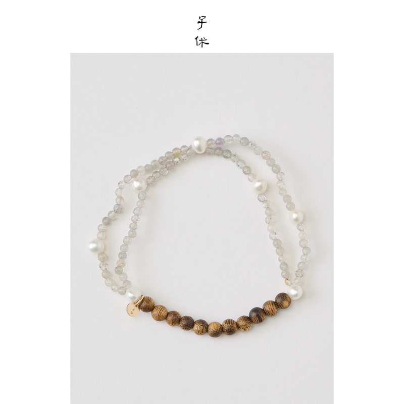 Zixiu Zixiu Agarwood·Subconscious Double-Layer Bracelet/Pearl Bracelet for Women 2026 New Style Jewelry Gift