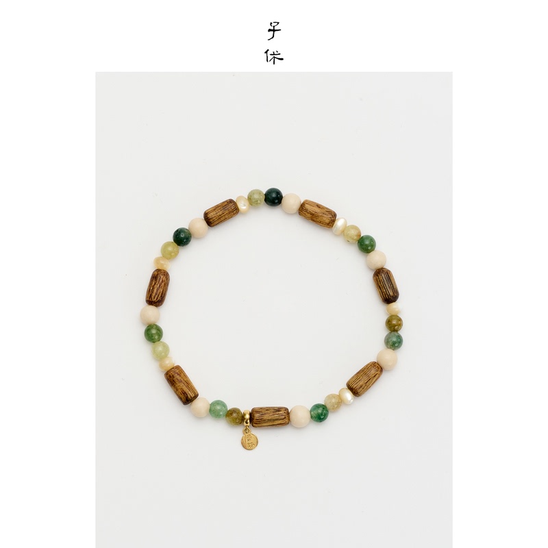 [Dong Life Recommendation] Zixiu Zixiu Agarwood·Matcha Duoduo·Bracelet/Agate Bead Bracelet Women's Jewelry