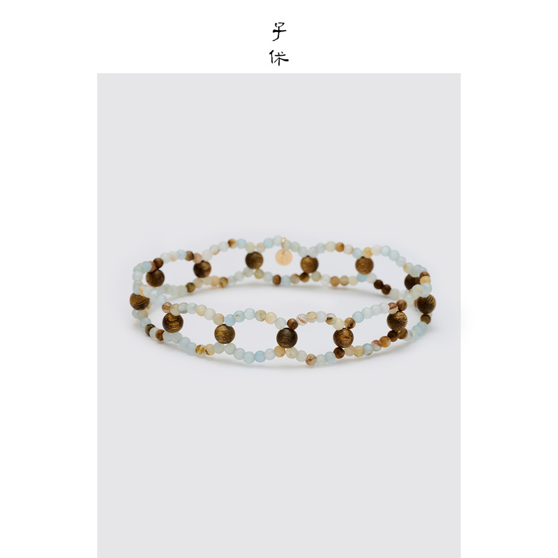 Zixiu Zixiu Agarwood Liangchen - Circle Bracelet/Calcite Bracelet for Women 2026 New Style Jewelry