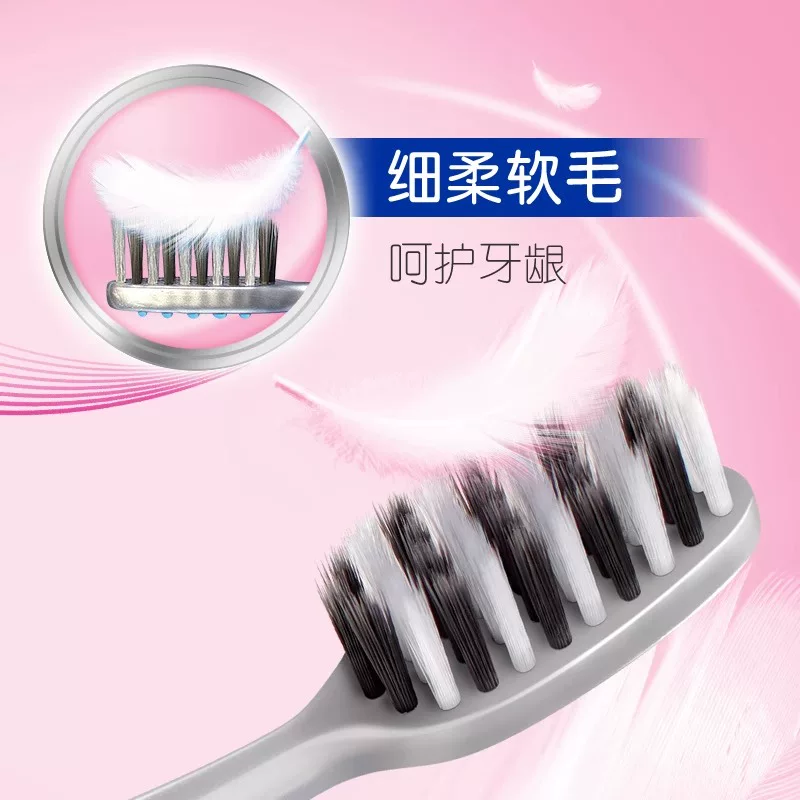 Зубная щетка Colgate для взрослых с мягкой щетиной, защита десен, супер чистота, тонкая мягкая, 12 шт пакет для семьи, официальный аутентичный