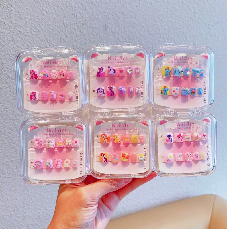 Children's Cartoon Nail Stickers My Little Pony Kids Nail Stickers Little Girl DIY Cute Nail Stickers with Adhesive Backing Children's Cartoon Nail Stickers My Little Pony Kids Nail Stickers Little Girl DIY Cute Nail Stickers with Adhesive Backing