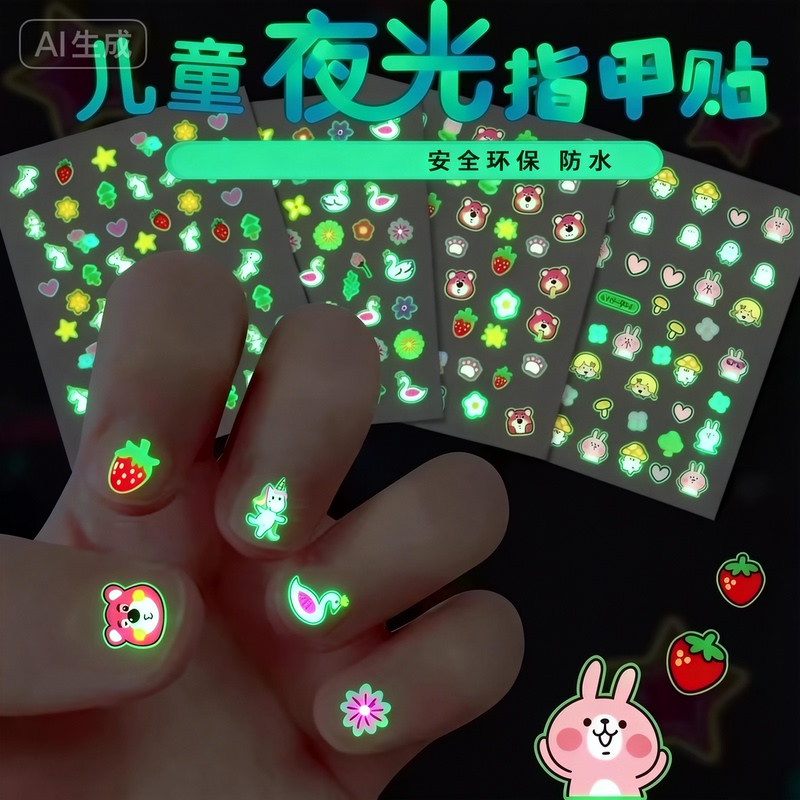 Children's Cartoon Nail Stickers Princess Baby Waterproof Nail Art Stickers Kids Toys Bunny Adhesive Nail Stickers Children's Cartoon Nail Stickers Princess Baby Waterproof Nail Art Stickers Kids Toys Bunny Adhesive Nail Stickers