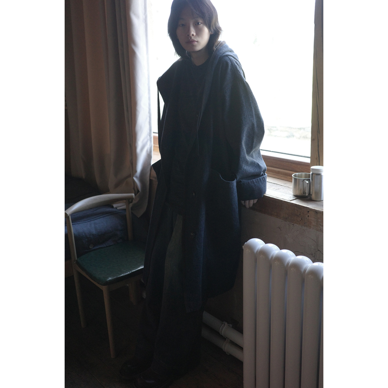 Sunset Flight Hooded Nomadic Robe Trench Coat Sunset Flight Hooded Nomadic Robe Trench Coat