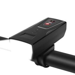 고려 된 산악 자전거 조명, 자전거 장비, 자전거 조명, USB 충전 헤드 라이트, 2 인 1 경고 자전거 조명