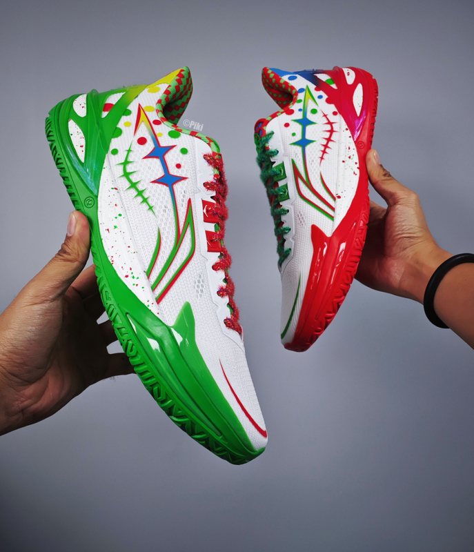 Li-Ning Genuine Blade 6V2 Men's Non-Slip Wear-Resistant Professional Sports Training Competition Basketball Shoes Abav063