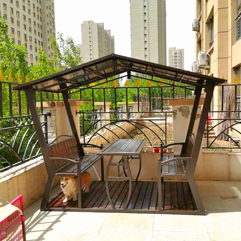 凉亭木屋户外庭院亭子室外阳光房室外防腐木组装楼顶小木屋移动